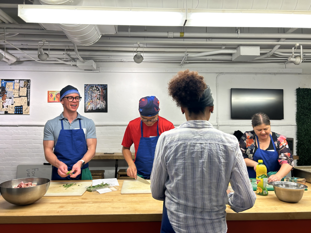 Volunteering at SKETCH Working Arts in Toronto, Canada